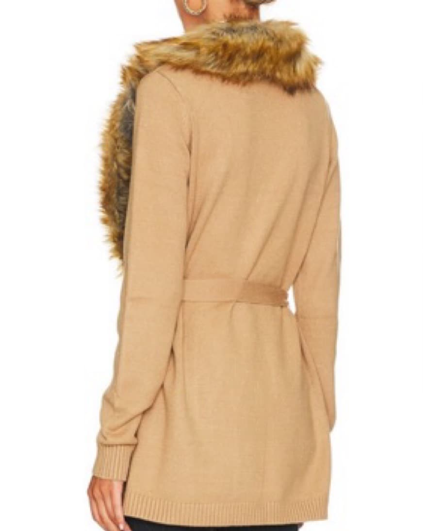 SMYM Camel Fur Cardigan  - Image 2