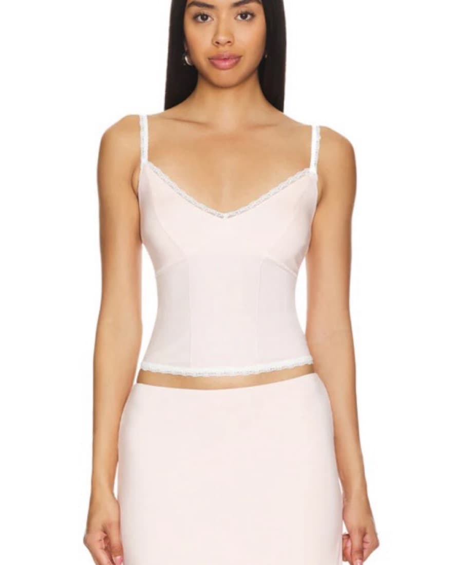 Dainty Guizio Camisole in Light Pink - Image 1