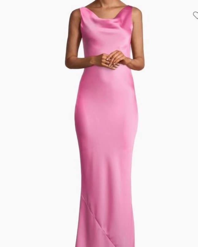 Norma Kamali Maria Dress Pink - Image 2