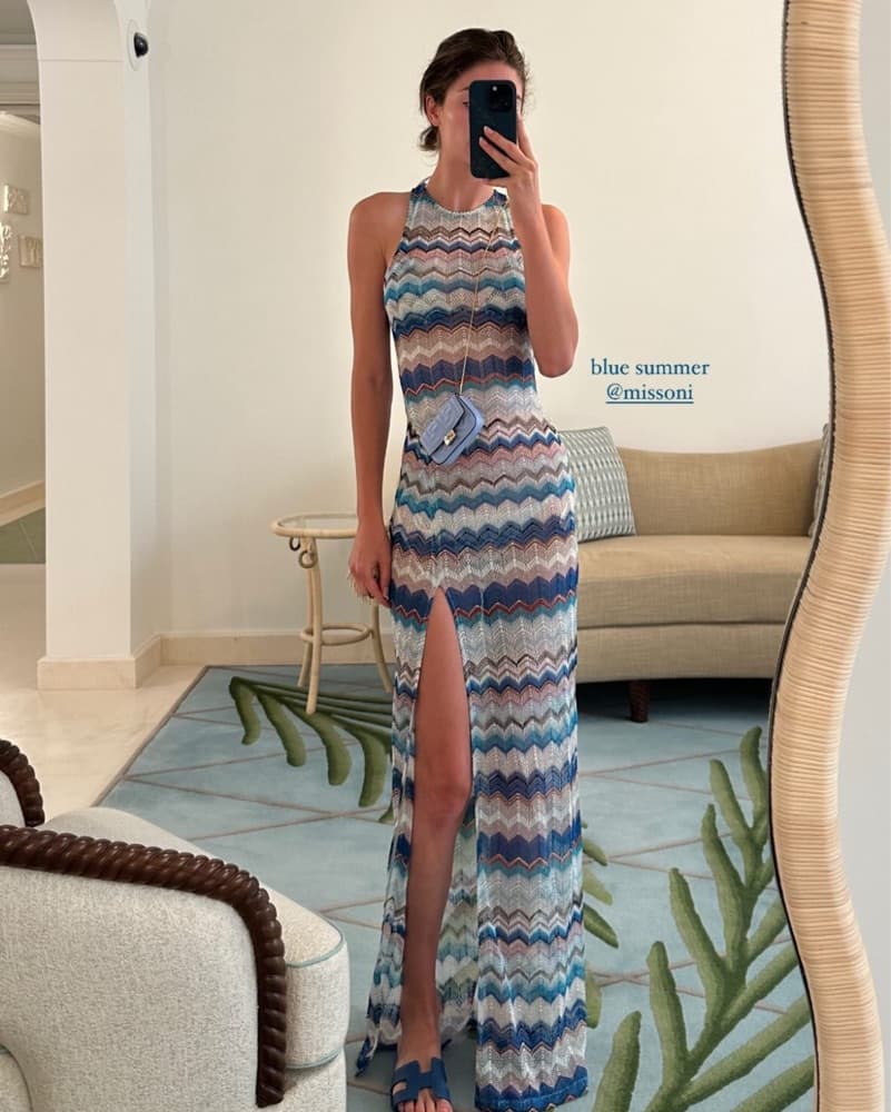 Missoni Blue Cover Up - Image 1