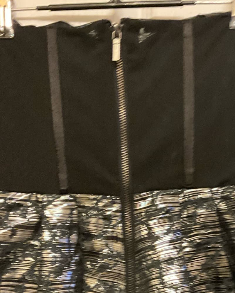 Bebe Black Metallic Bustier Mini Dress - Image 5