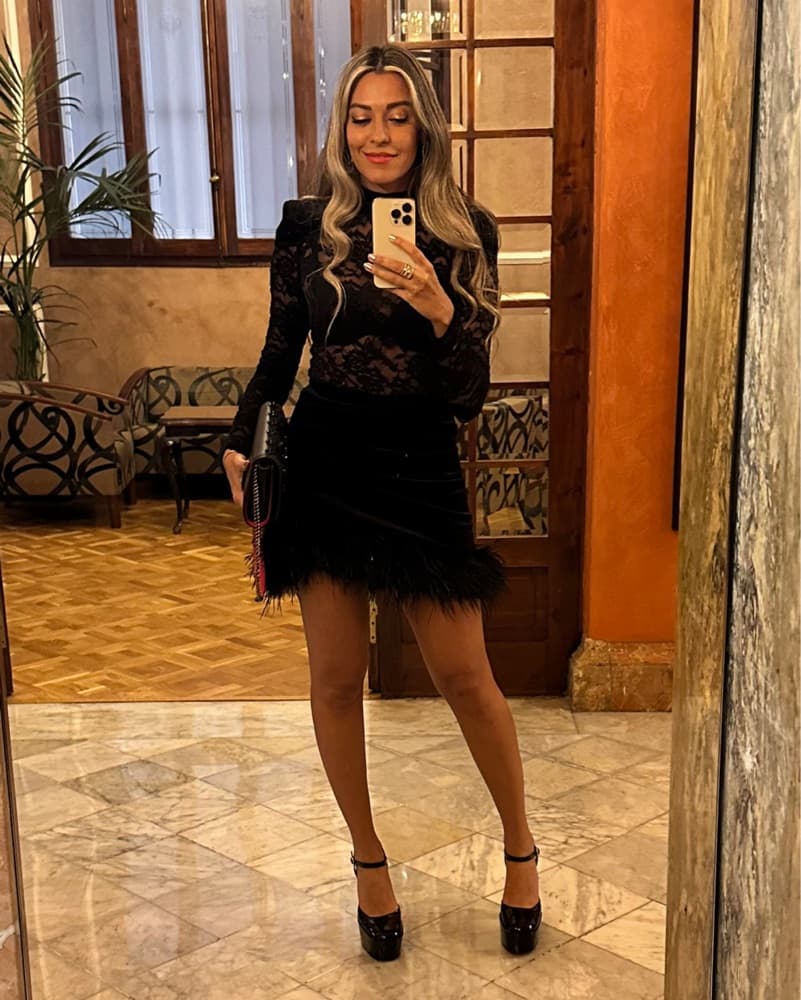Freya Black Dress - Image 5