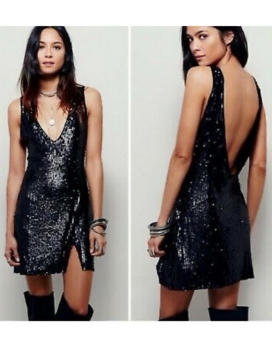 Sequin Mini Dress - Image 1