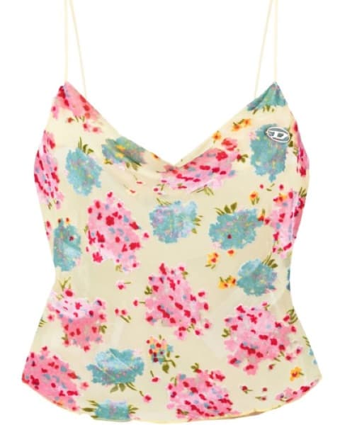 Diesel floral embroidered cami - Image 2