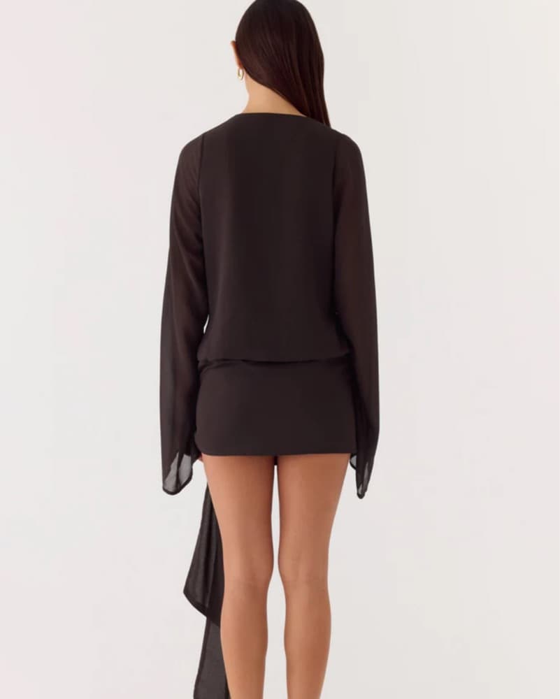 Brown Flowy Dress - Image 2