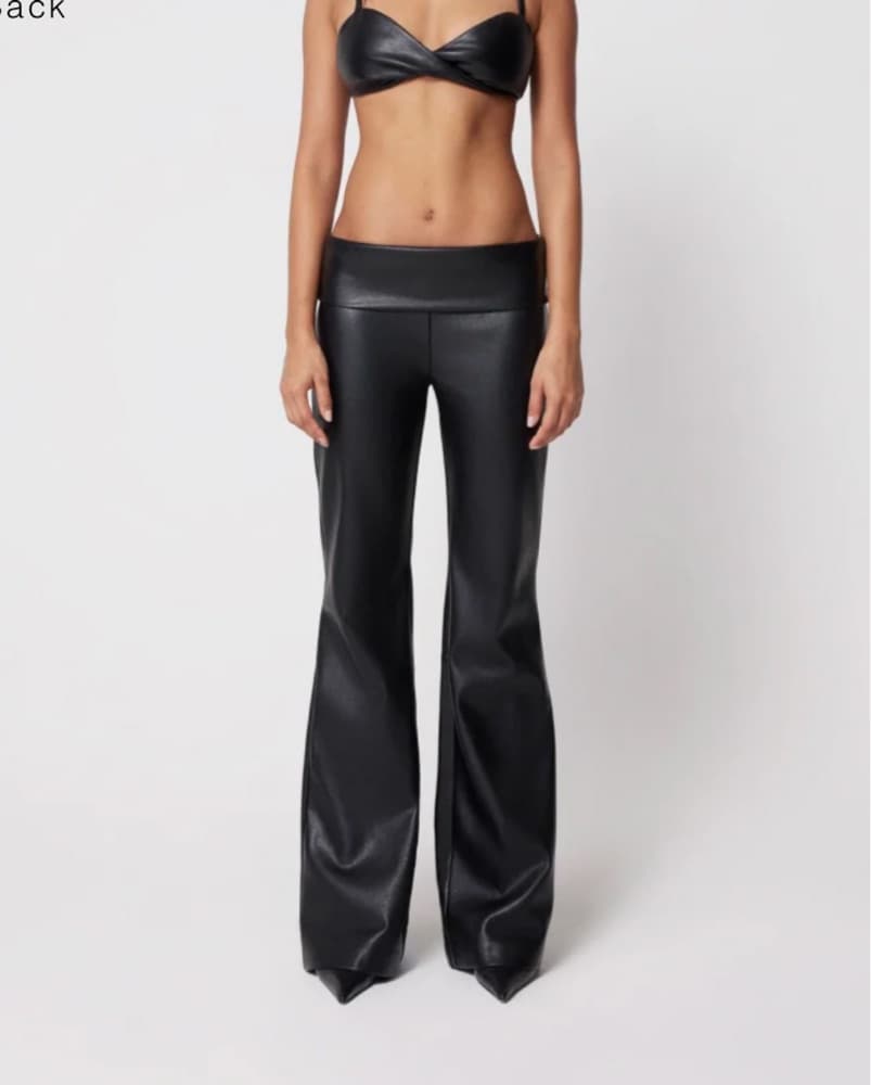 KHY Faux leather Fitted Blazer  - Image 4