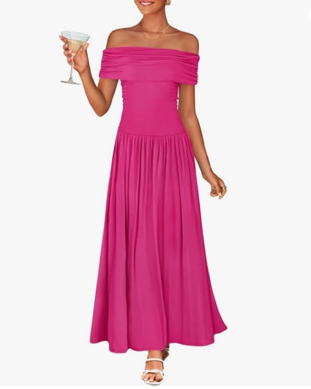 Off The Shouldee Casual Maxi - Image 3