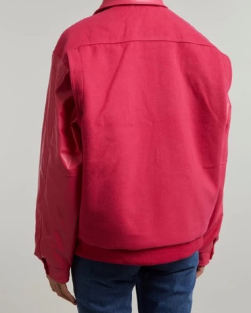 House Of Sunny ‘Take A Trip’ Pink Bomber - Image 4