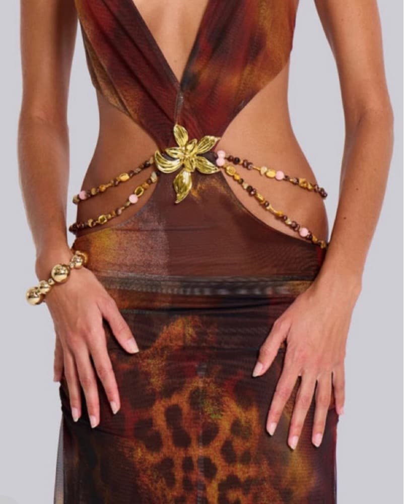 Jaded london Leopard Print Maxi Dress - Image 1