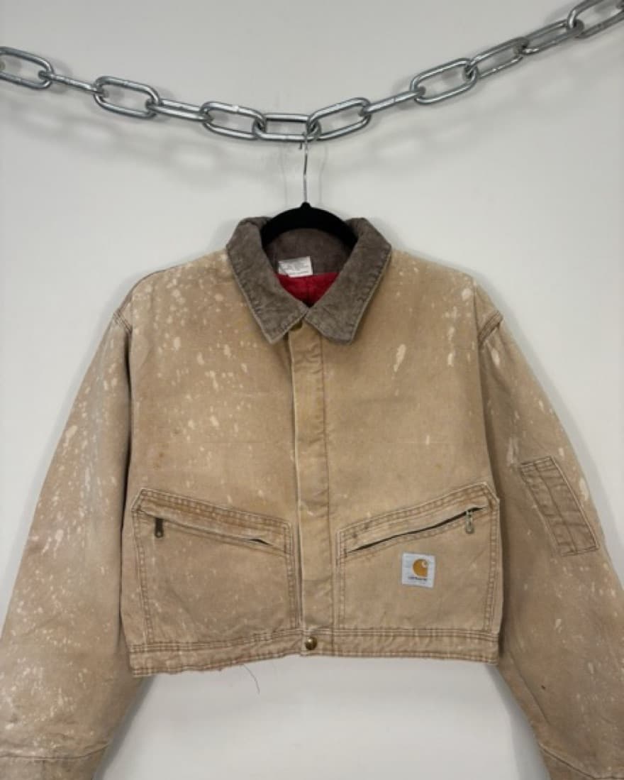 Vintage Cropped Carhartt Jacket - Image 1