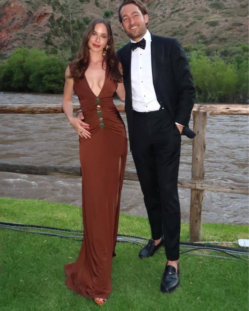 PatBo Moonlit Jersey Plunge Gown - Image 4