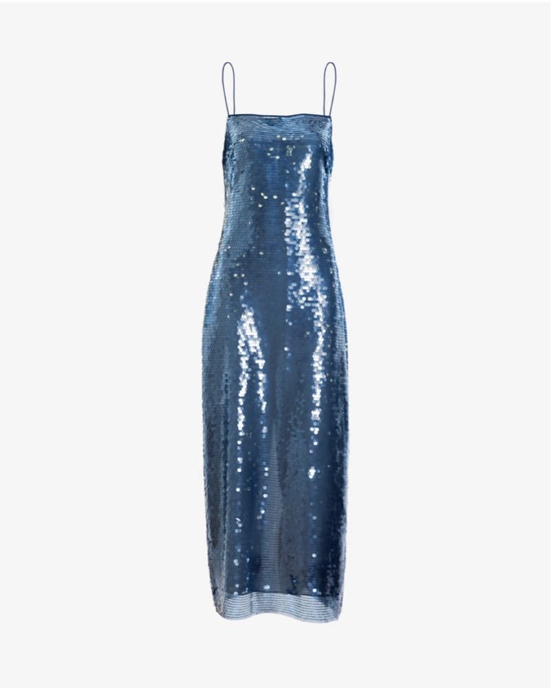 Blue Sequin Dress - Tanya Taylor - Image 1