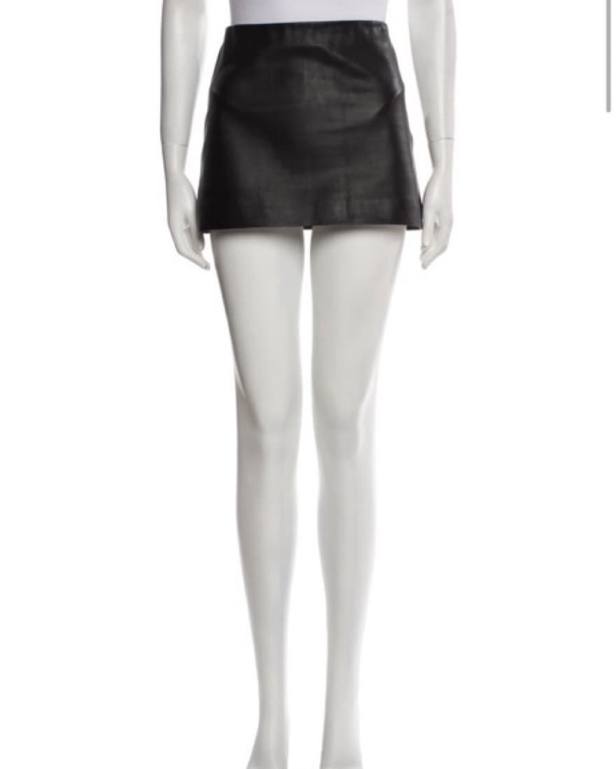 Alice + Olivia lambskin Mini Skirt  - Image 1