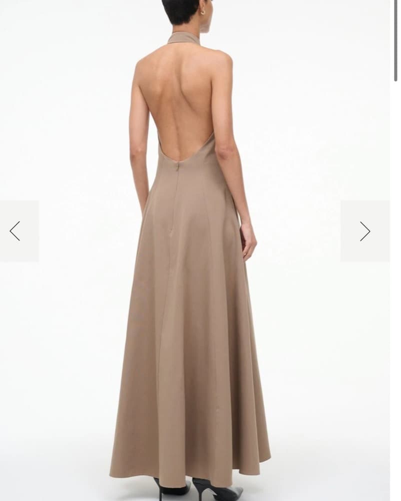 Elegant Halter Neck Maxi Dress - Image 1