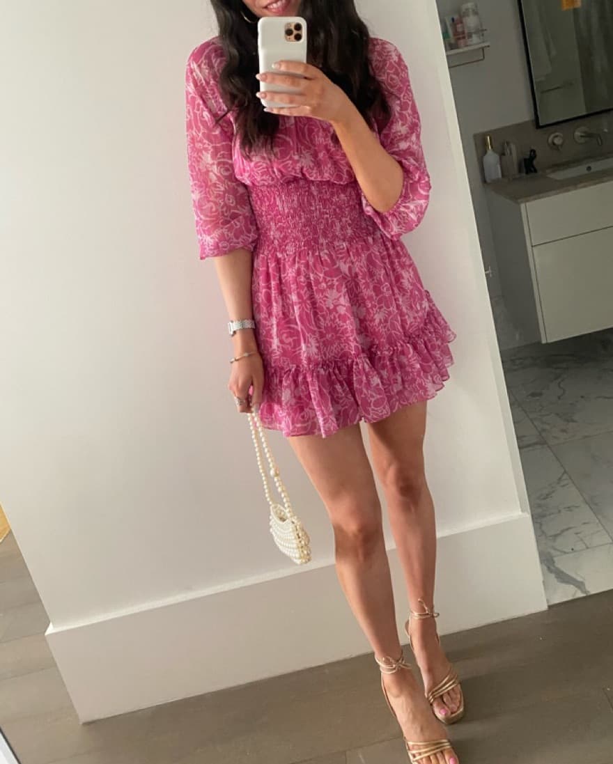 SIMONE DRESS IN DAHLIA MAUVE - Image 2