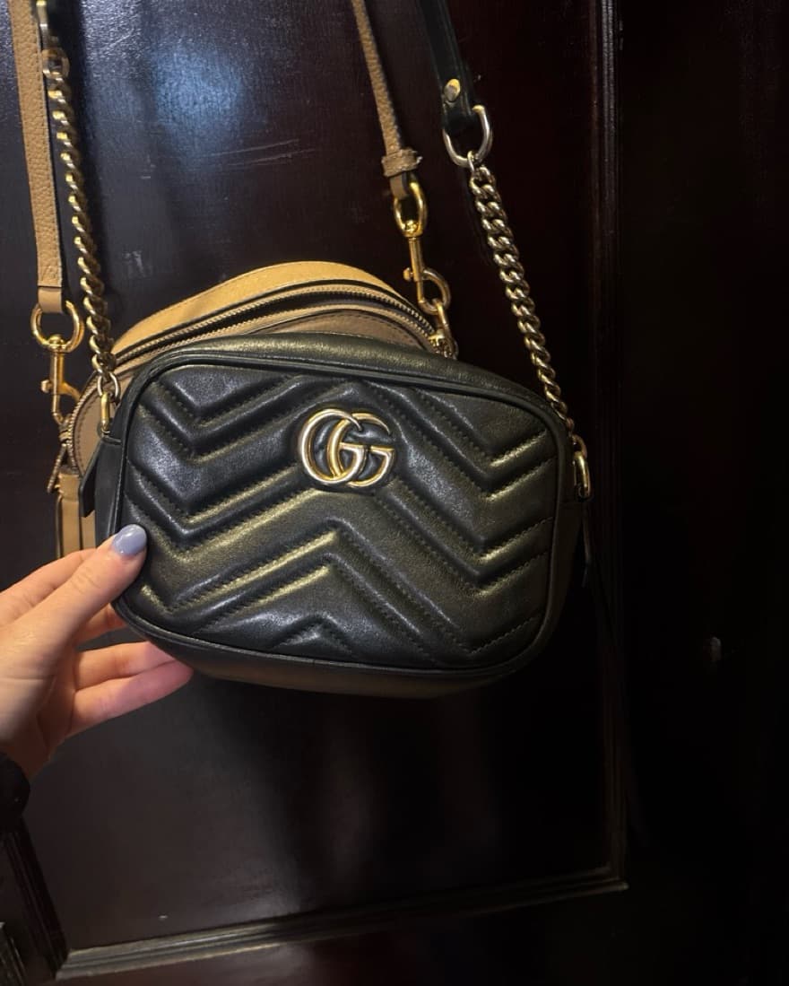Black Gucci Purse - Image 1