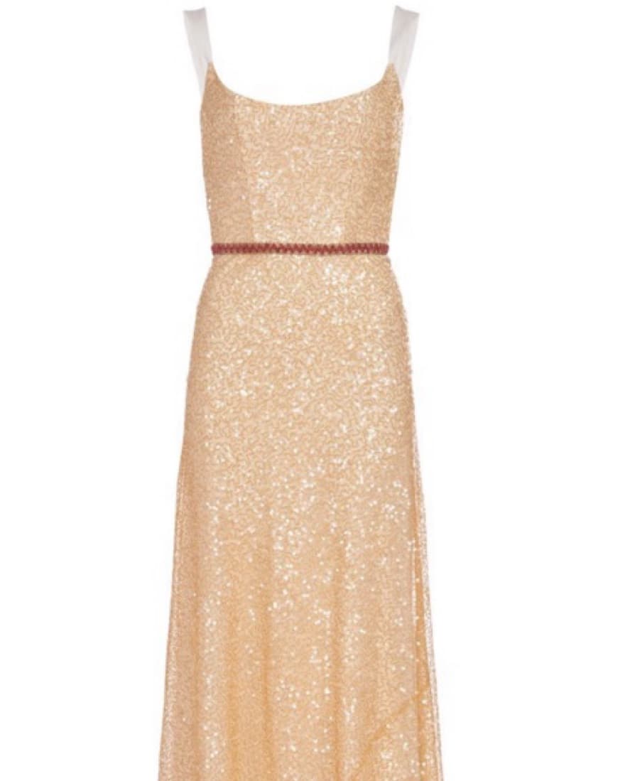 Markarian Gold Sequin Dress - Image 1
