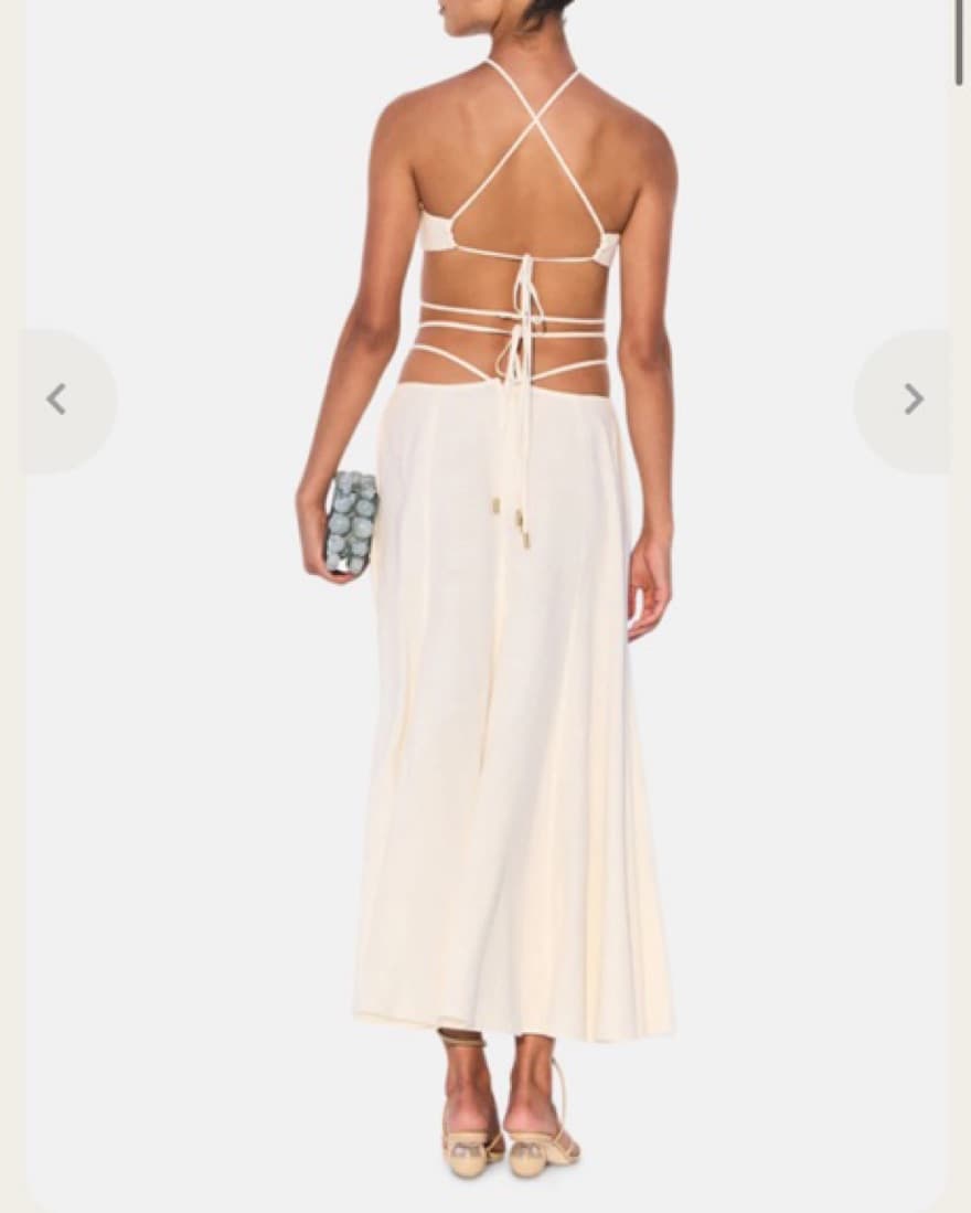 Cult Gaia Cream Skirt  - Image 2