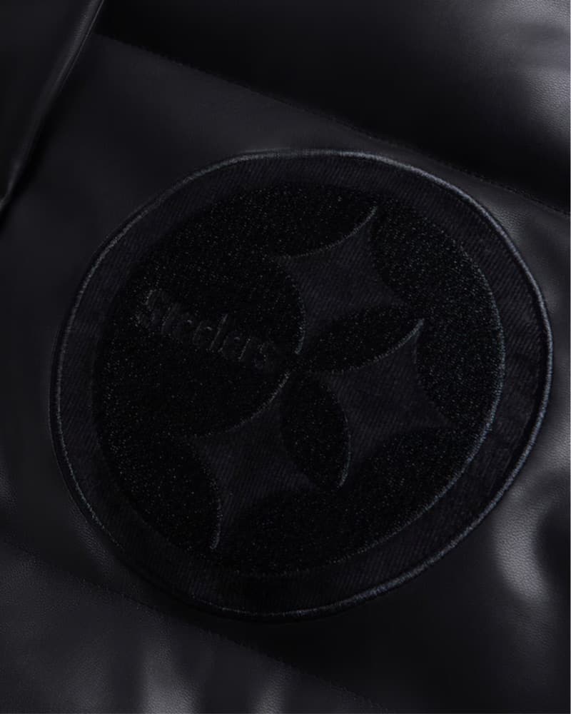 Leather Steelers Puffer - Image 4