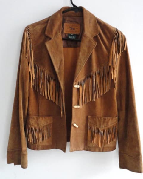 RARE Ralph Lauren vintage Suede Fringe - Image 1