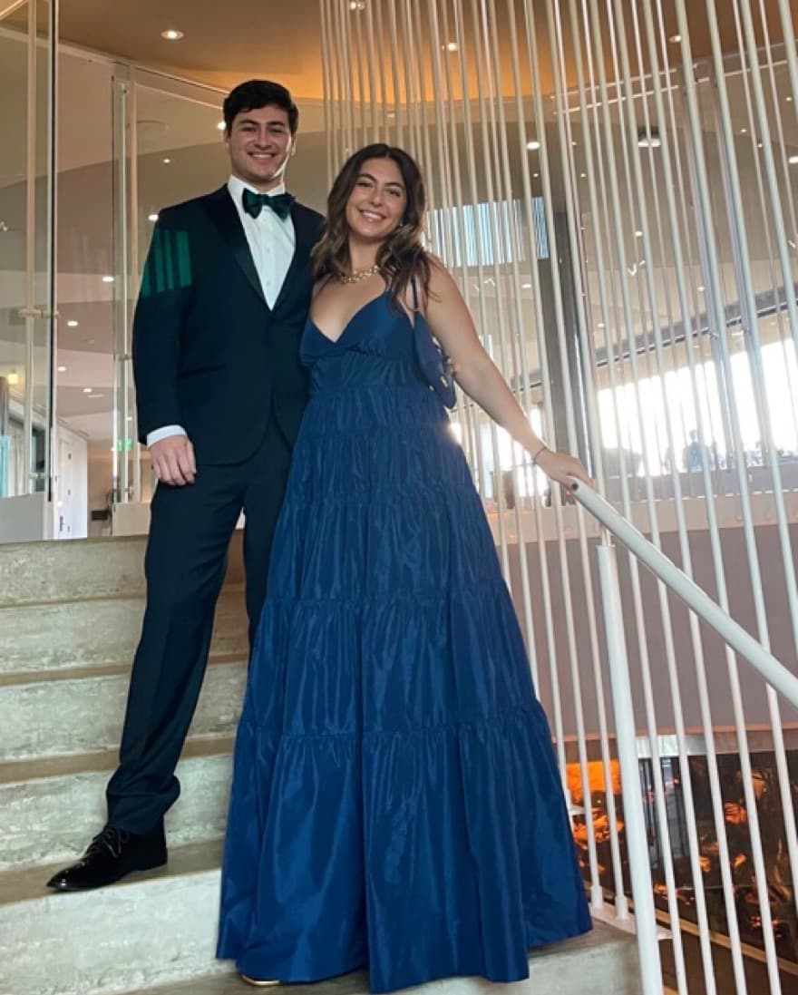 Staud navy dress - Image 1
