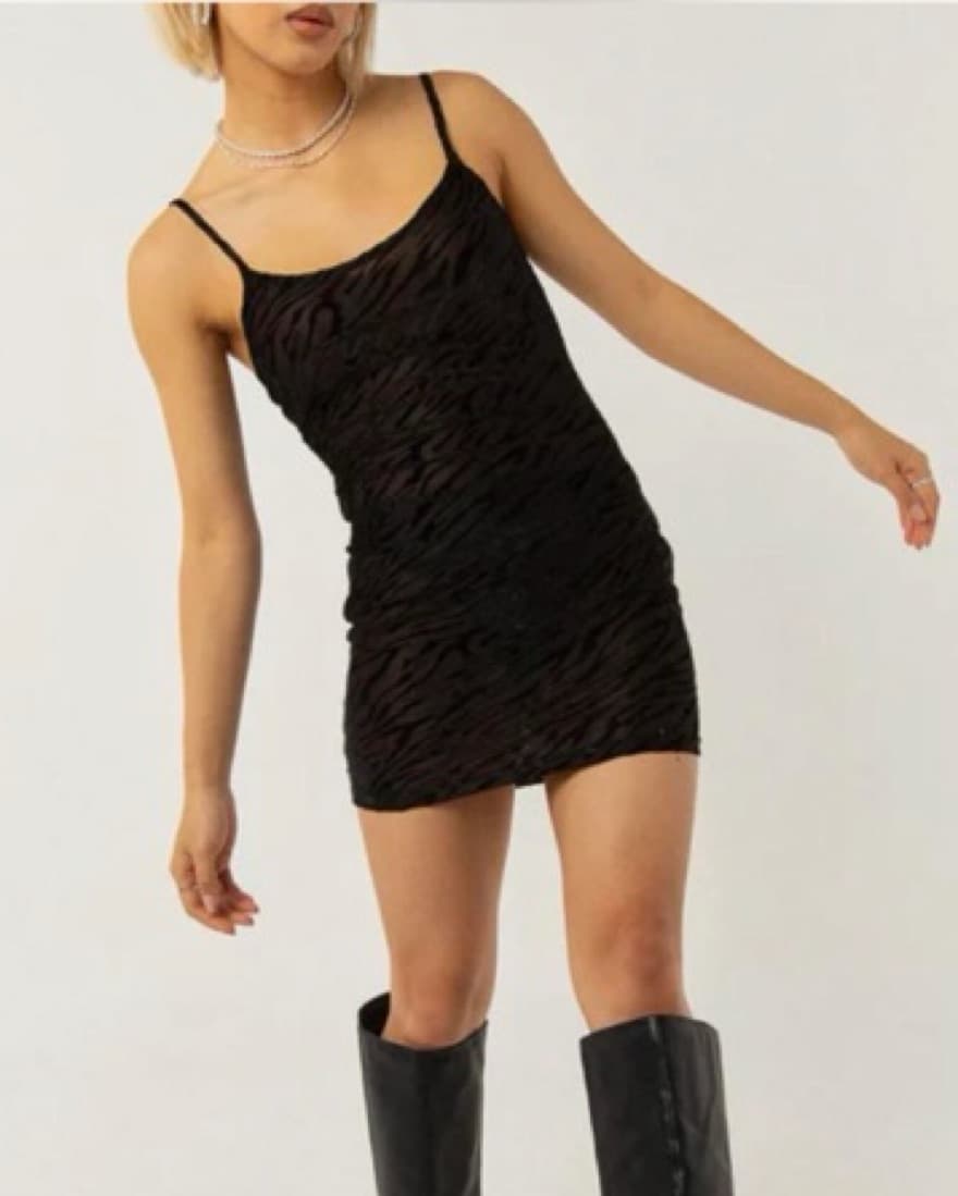 Pepper Mayo Sheer Mini Dress - Image 2