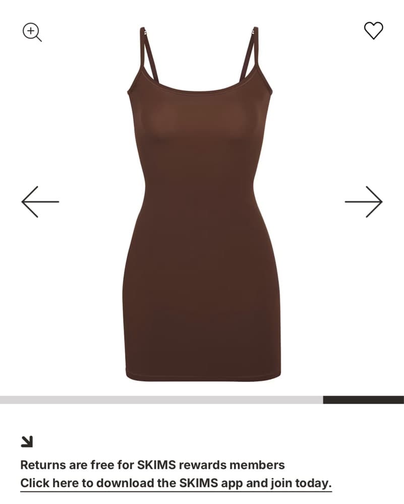 Skims Mini Dress - Image 1