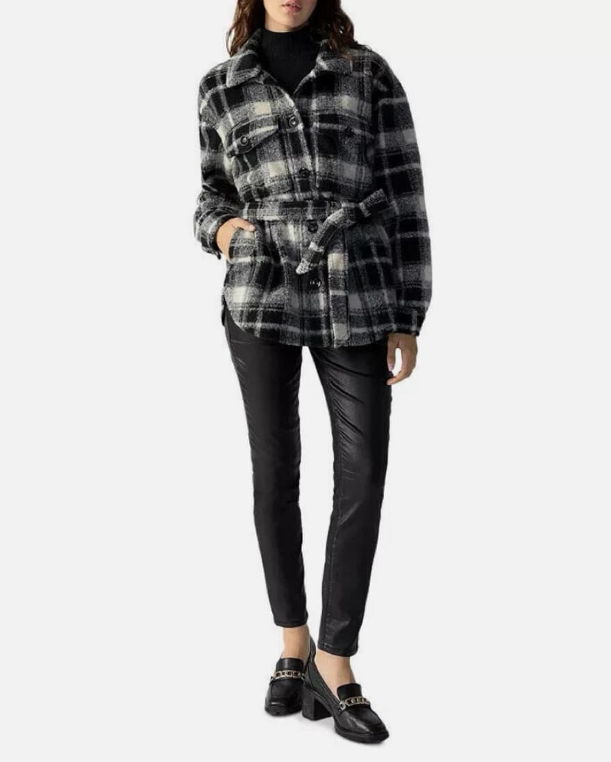 Sanctuary Shay Belted Shirt Jacket - Image 2