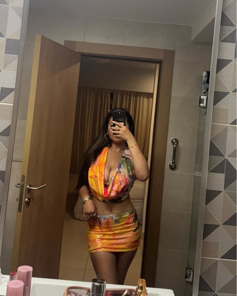 Tropicana mini Skirt And Cowl Top - Image 3