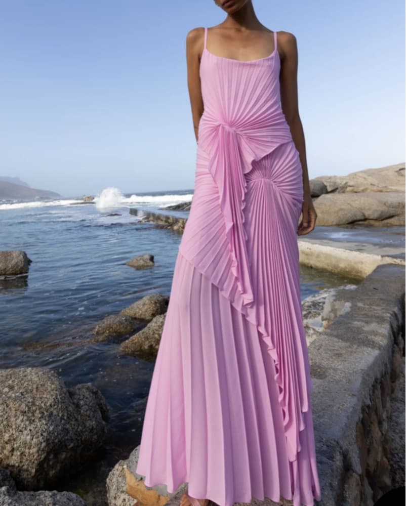 Pink Torrent Maxi Gown - Image 2