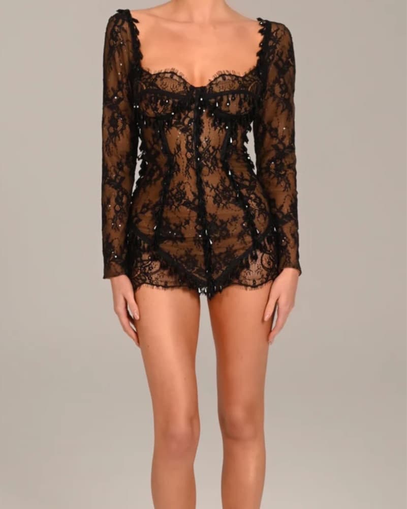 The Dolls House Cici Beaded Dress - Image 3