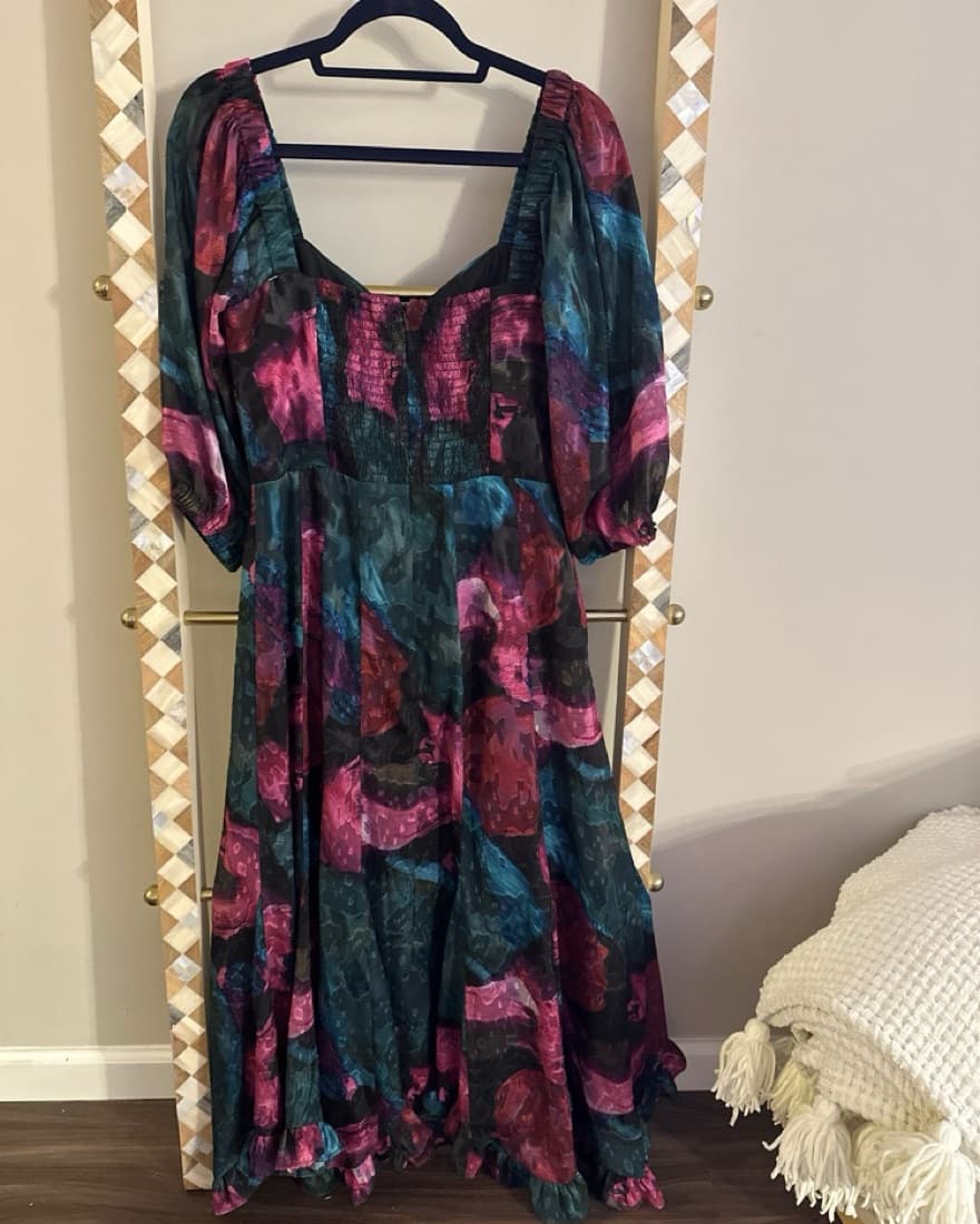 💕 HUTCH FLORAL RUFFLE STUNNING DRESS, M - Image 5
