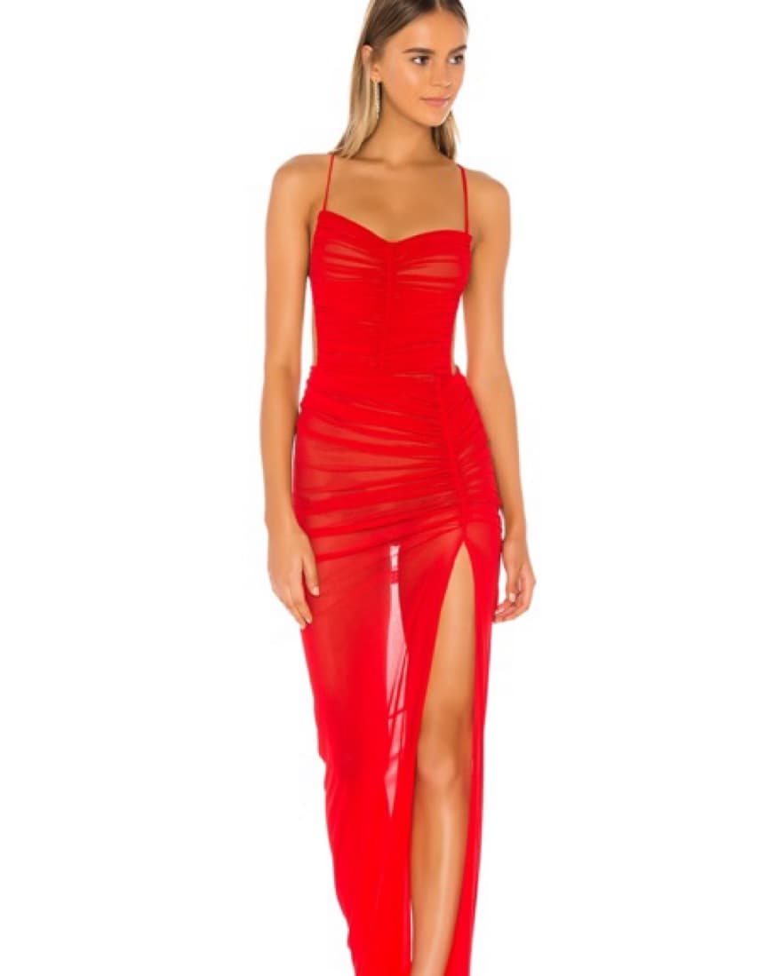 Michael Costello x Revolve Red Gown - Image 2