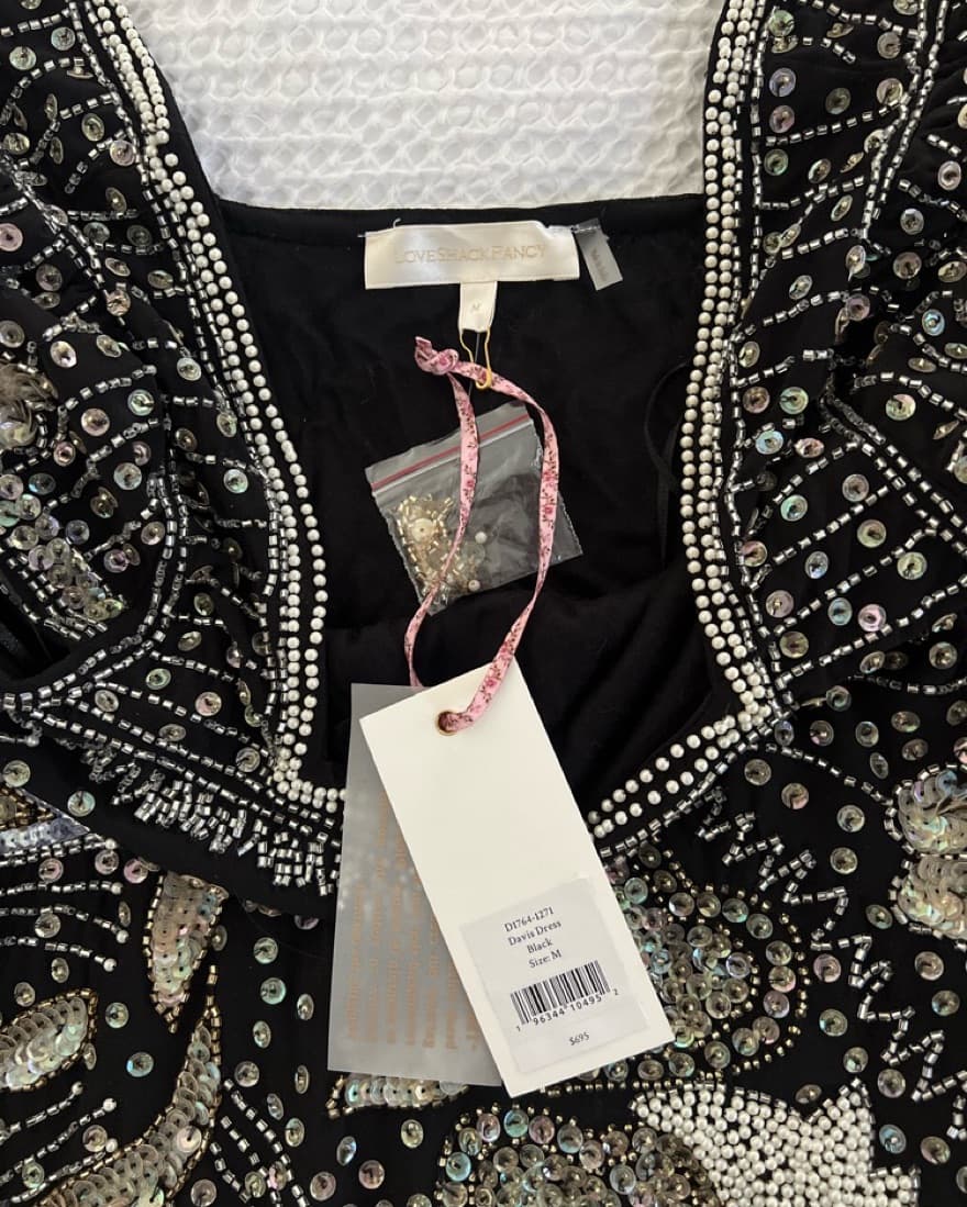 LoveShackFancy Davis Mini Dress - Image 4