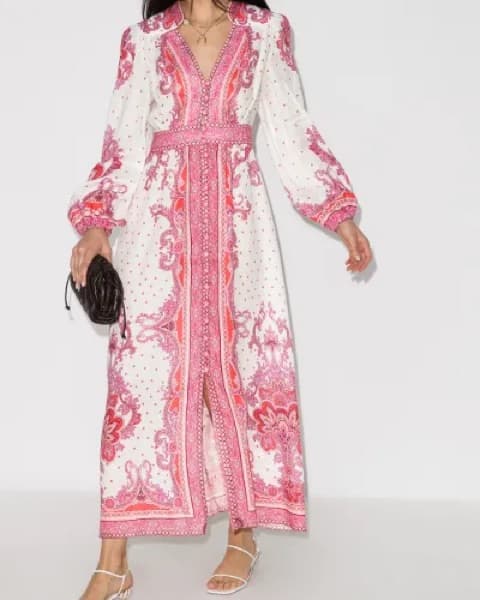 Zimmermann Bells Paisley Dress  - Image 1