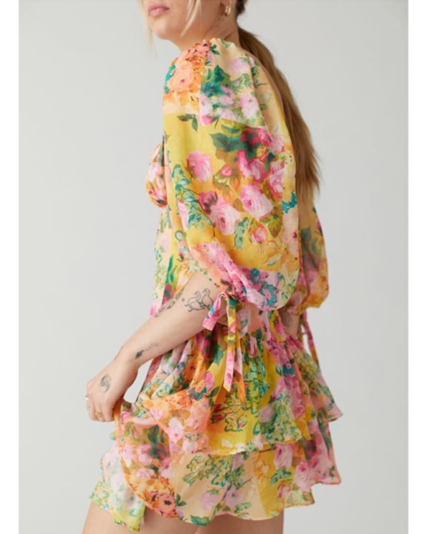 For Love & Lemons Floral Mini Dress - Image 3