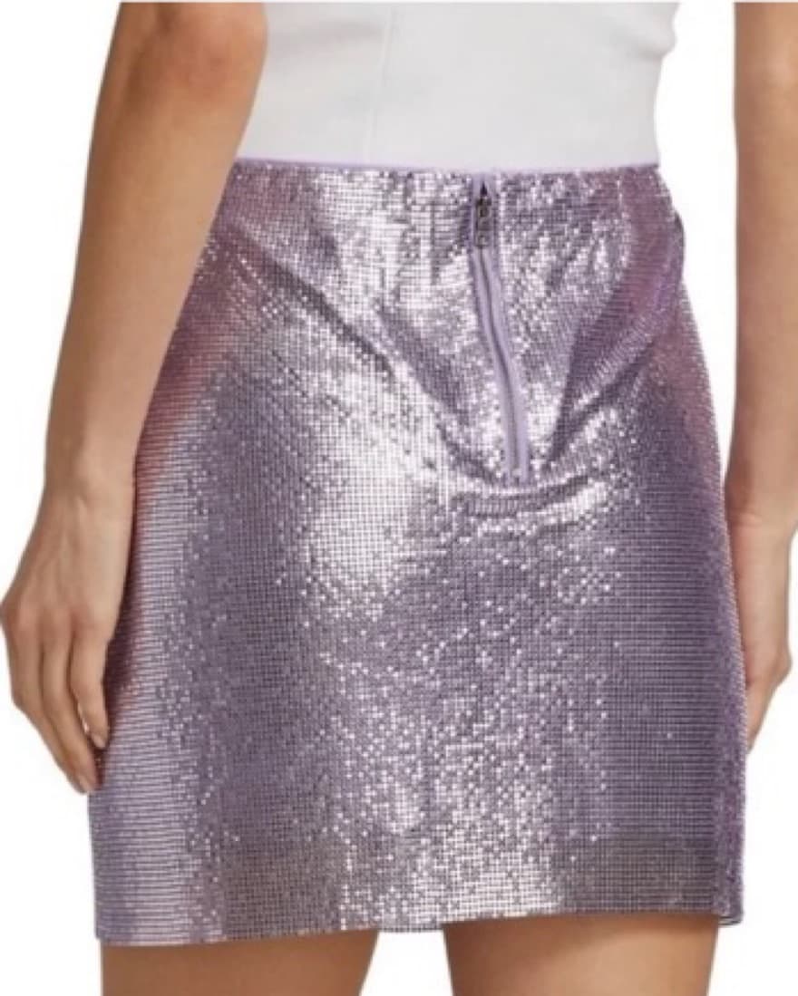Alice + Olivia Purple Sequin Skirt  - Image 2