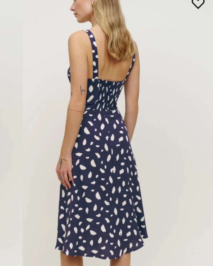 Reformation Printed Midi Dress - Image 3