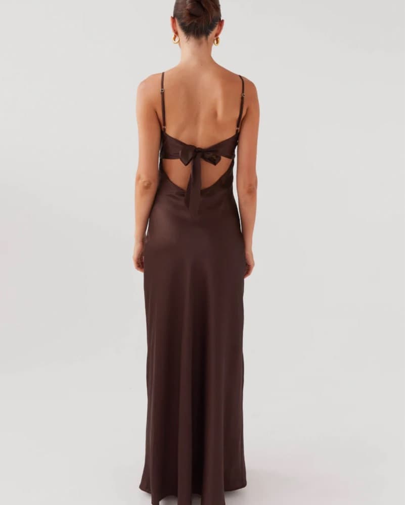 Peppermayo Satin Maxi Dress - Image 2