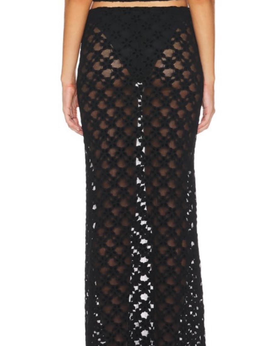 Lioness Clairvoyant Maxi Skirt In Onyx - Image 4