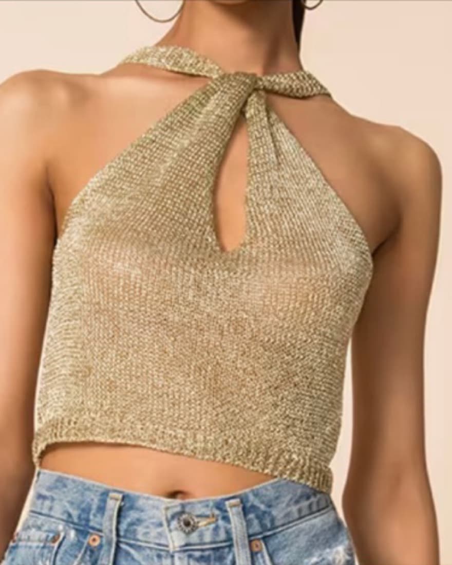 Superdown Gold Top  - Image 1
