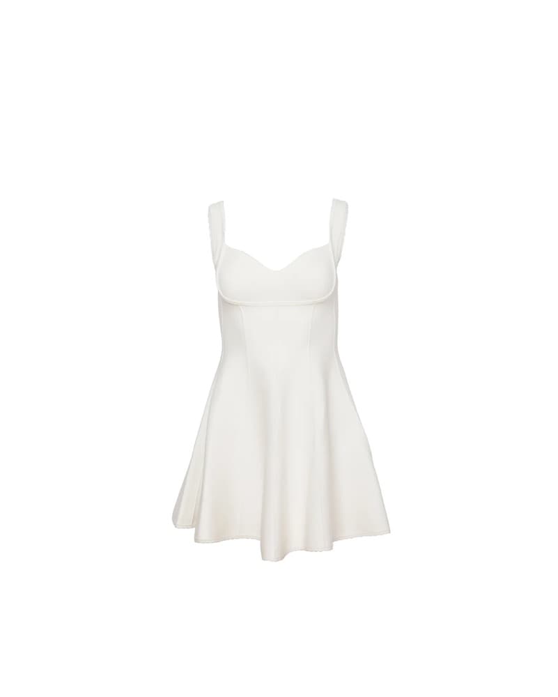  Fluer Du Mal White Mini Dress - Image 5