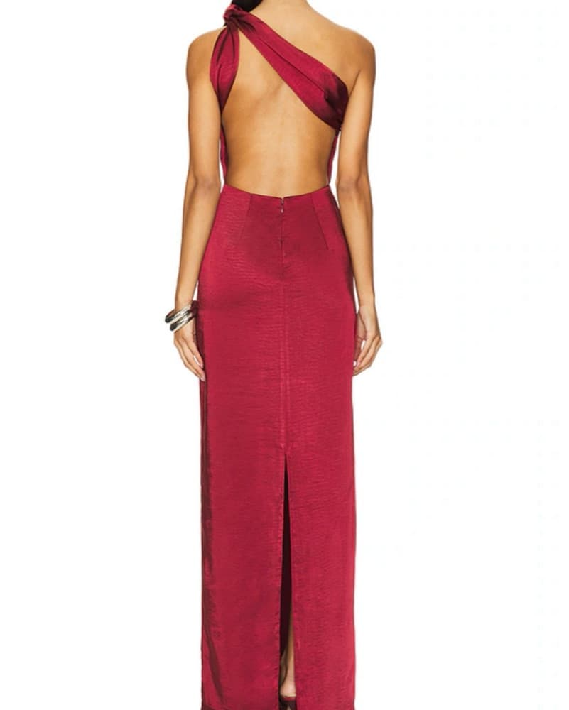 Red Revolve Formal Dress Gown - Image 2