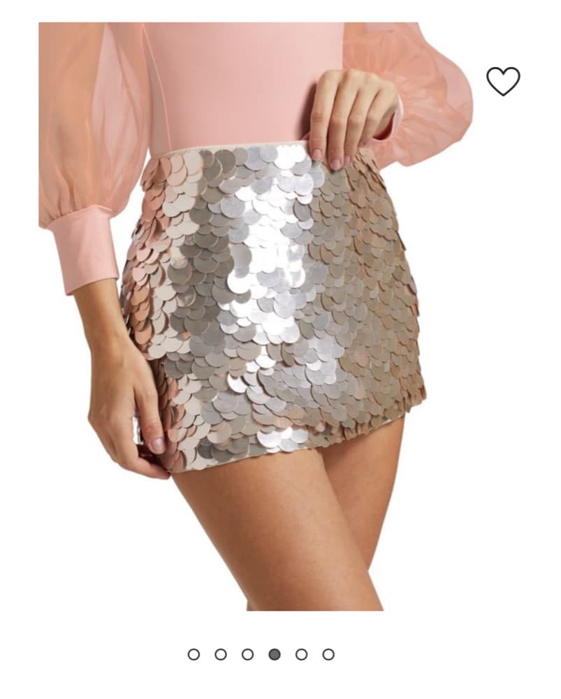ALICE & OLIVIA Rubi Sequined Miniskirt - Image 4