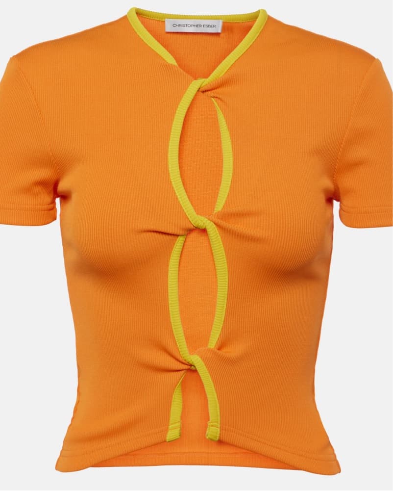 Christopher Esber Open Twist Ribbed Knit - Image 2