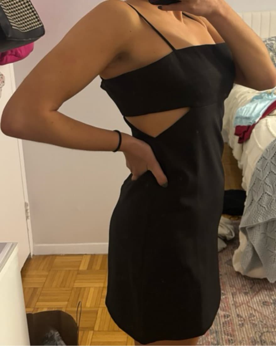 Black Mini Dress - Image 1