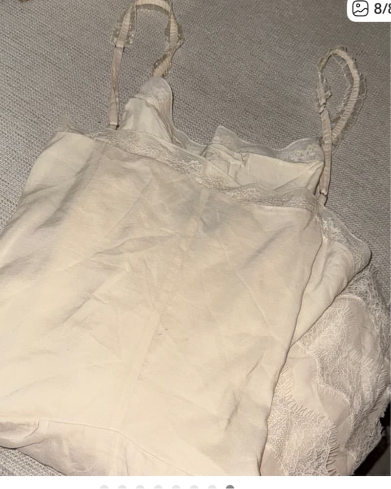 Reformation cream Cleodora Dress Size 12 - Image 2
