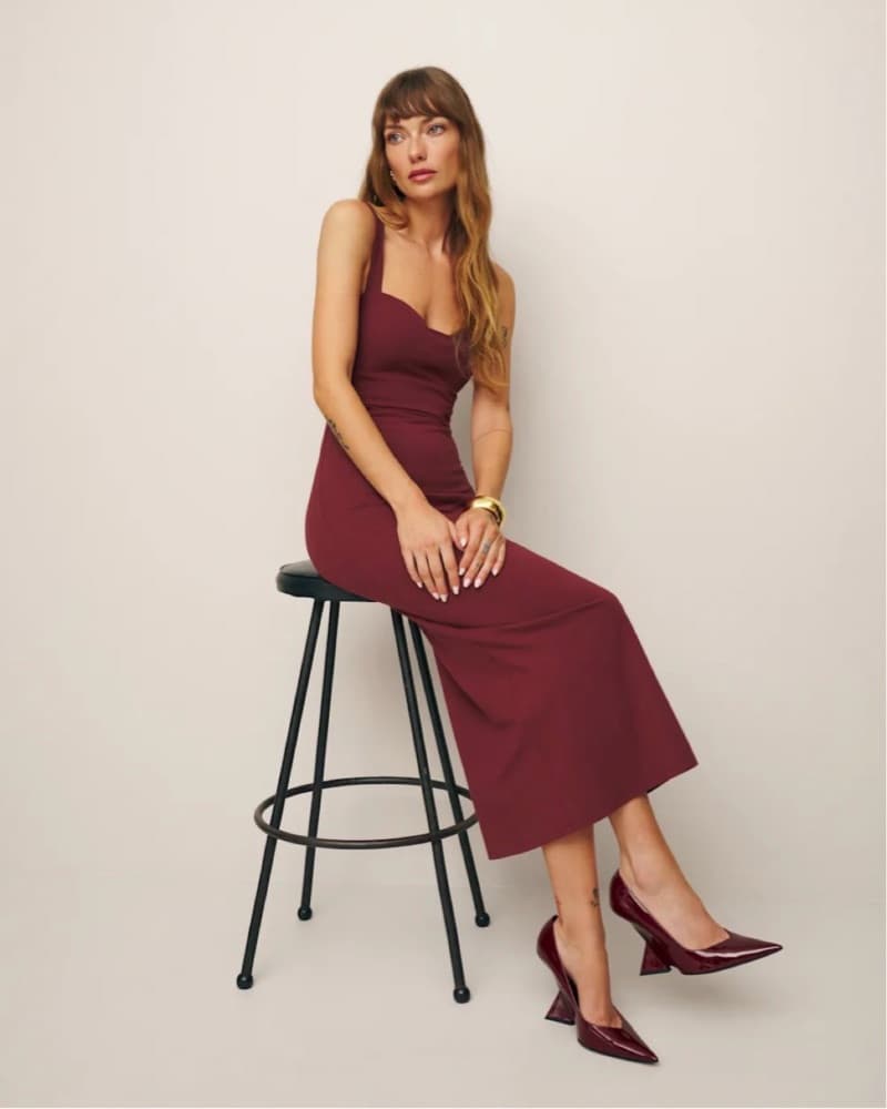 Reformation Nelle Knit Dress - Image 3