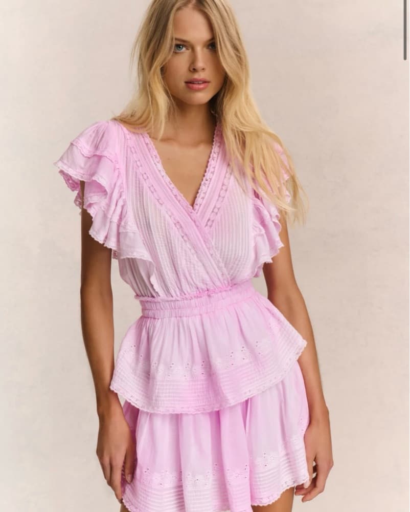 Love Shack Fancy Pink Dress - Image 3
