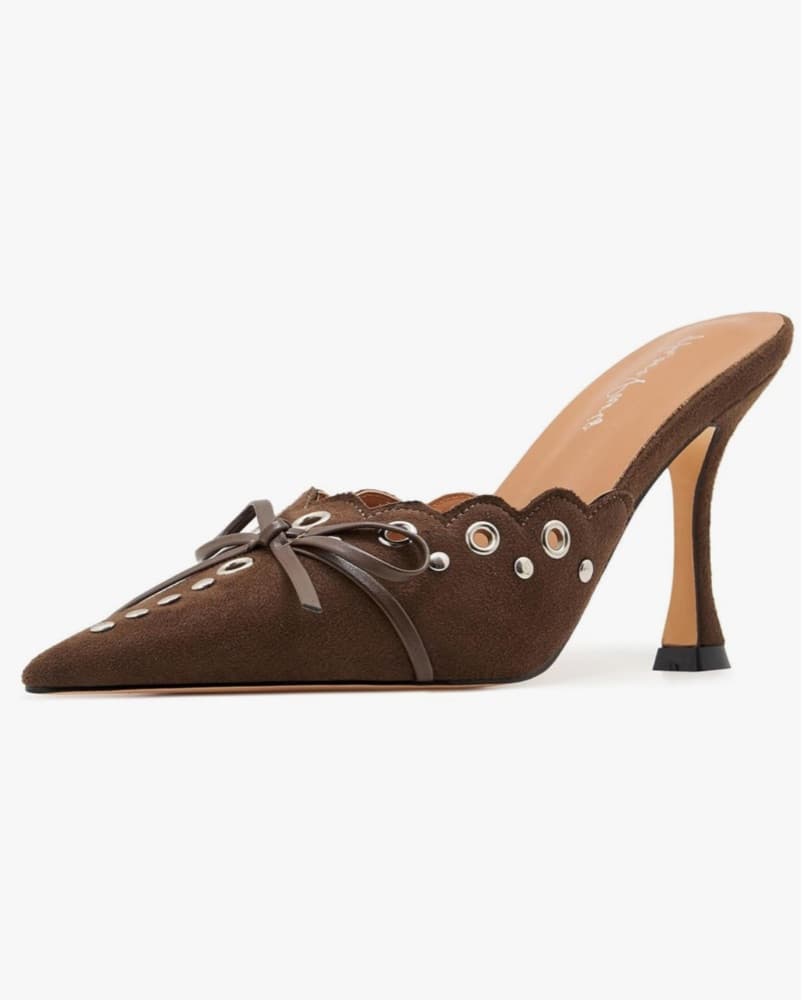 Brown Kitten Heels  - Image 3